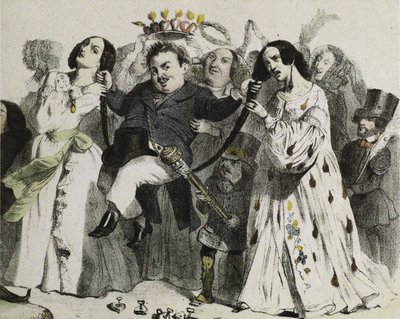 Honoré de Balzac, le plus prolifique de nos auteurs, soutenu et couronné par des femmes - Jean Jacques Grandville