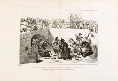 Le peuple livré aux taxes vampires. De La Caricature, 1833 - Jean Jacques Grandville