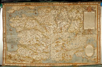 Carte géographique des Gaules montrant les frontières avec l