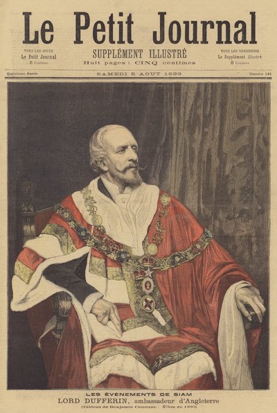 Lord Dufferin, ambassadeur britannique en France - Jean Joseph Benjamin Constant