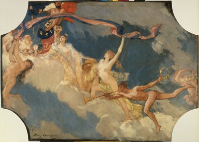 Esquisse pour la salle de banquet de l