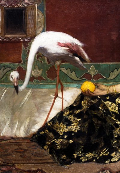 Le flamant rose (détail) - Jean Joseph Benjamin Constant