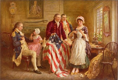 Betsy Ross 1777 - Jean Leon Gerome Ferris