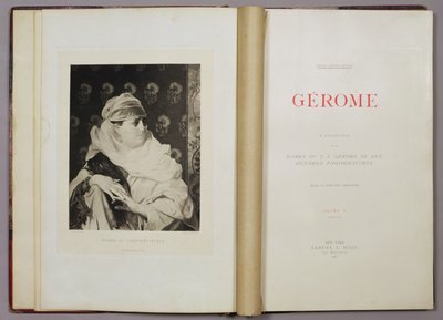 Femme de Constantinople, de A Collection of the Works of Jean-Leon Gerome in 100 Photogravures, 1881 - Jean Leon after Gerome