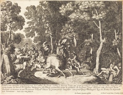 Atalante et Méléagre chassant le sanglier de Calydon - Jean Lepautre