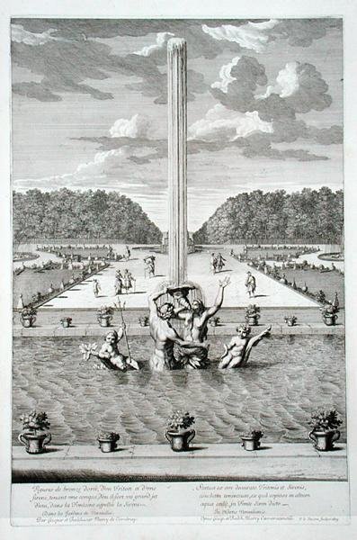 Fontaine avec Triton et Sirènes, Versailles - Jean Lepautre