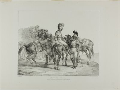 A Party of Life Guards, planche 5 de divers sujets dessinés d