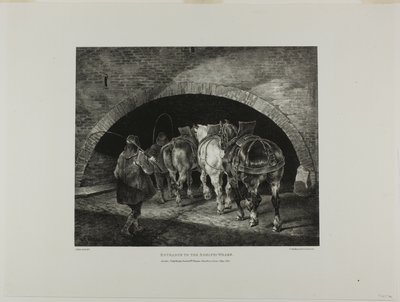 Entrée du quai Adelphi, planche 11 de Divers sujets dessinés d