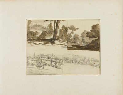 Quatre paysages - Jean Louis André Théodore Géricault