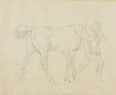 Palefrenier menant un cheval - Jean Louis André Théodore Géricault