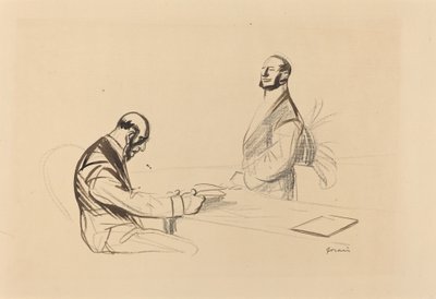 À la conférence, vers 1919 - Jean Louis Forain