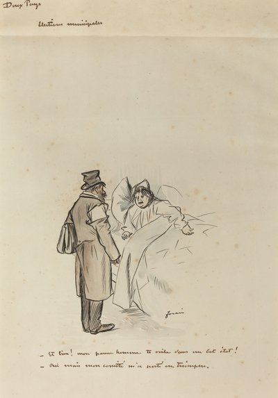 Élections municipales, vers 1897 - Jean Louis Forain