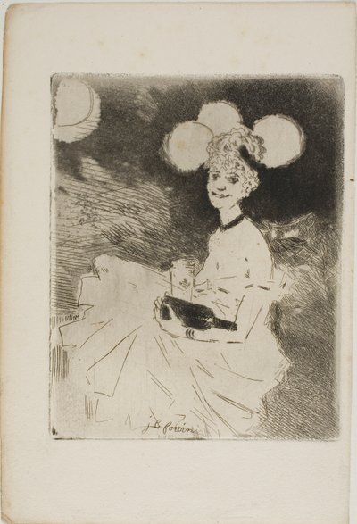 Frontispice pour Marthe - Jean Louis Forain
