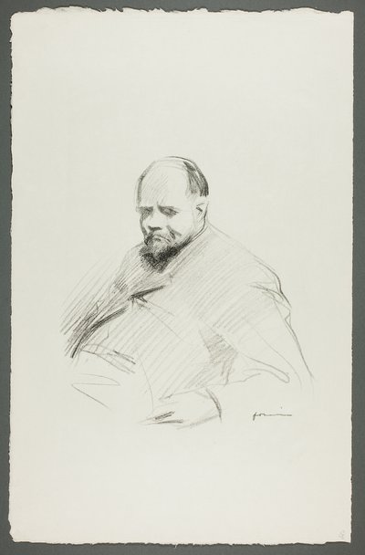 Portrait de Vollard, assis - Jean Louis Forain