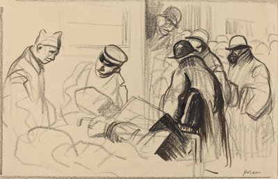 Le train pour Berne, vers 1914-1919 - Jean Louis Forain