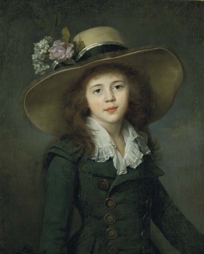 Baronne Elizaveta Alexandrovna Stroganova 1779-1818, début des années 1780 - Jean Louis Voille