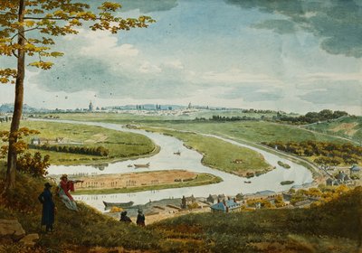 Vue de Paris et de la Seine depuis Saint-Cloud - Jean Lubin Vauzelle