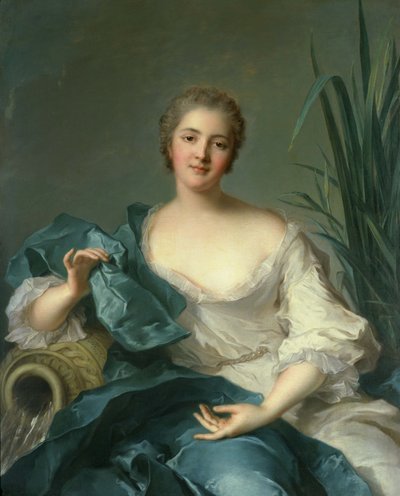 Portrait de Madame Marie-Henriette Bertolo de Pleneuf. - Jean-Marc Nattier