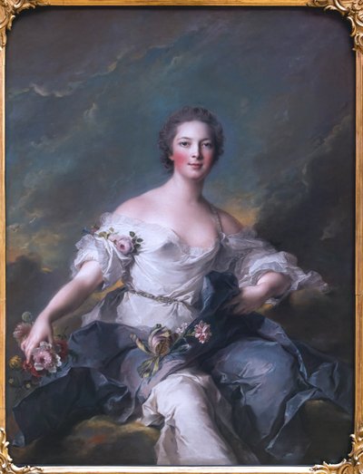 Allemand : Die Marquise de Baglion als Flora Marquise de Baglion as Flora - Jean-Marc Nattier