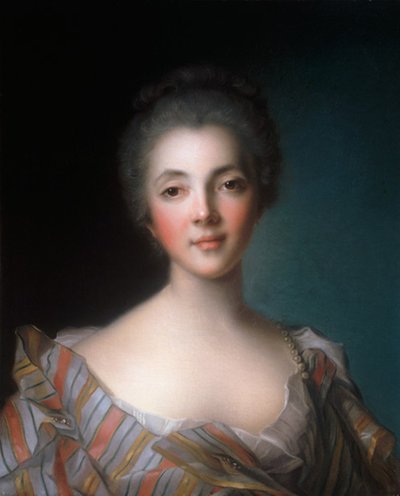 Portrait of Louise Marie Madeleine de Fontaine-Dupin (1706-1799). - Jean-Marc Nattier