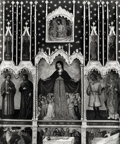 Vierge de Miséricorde, vers 1429 (détail) - Jean Mirailhet