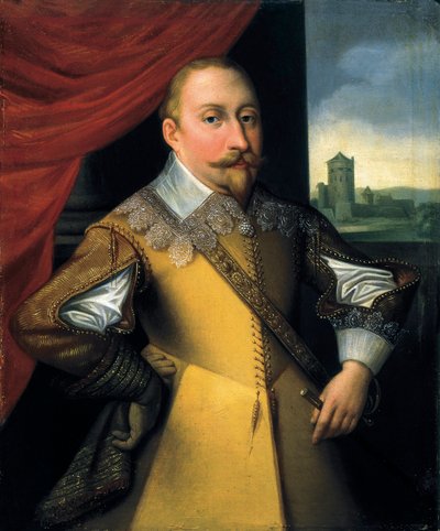 Portrait de Gustav II Adolph - Jean Pierre (1806 39) Decreuse