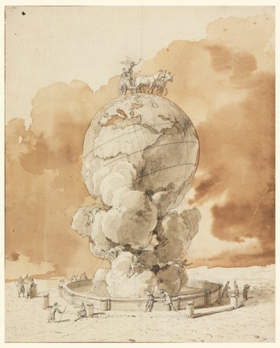 Conception pour un monument public à ériger sur une place de Paris - Jean Pierre Louis Laurent Houël