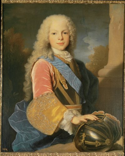 Ferdinand VI enfant ; fils de Philippe V et de sa première épouse, Marie-Louise de Savoie - Jean Ranc