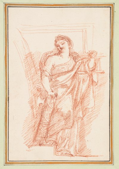 Figure allégorique de la Justice avec faisceaux - Jean Robert Ango