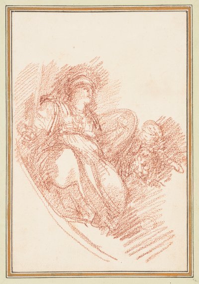 Figure en tenue militaire antique - Jean Robert Ango