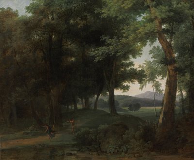 Une forêt avec Apollon et Daphné, 1810 - Jean Victor Bertin