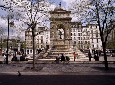 Fontaine des Innocents à Paris - Jean and Lescot Pierre Goujon