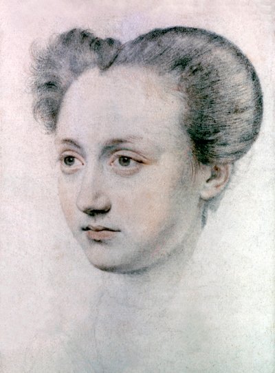 Marie Touchet, maîtresse du roi Charles IX, vers 1570 (dessin) - Jean de Court