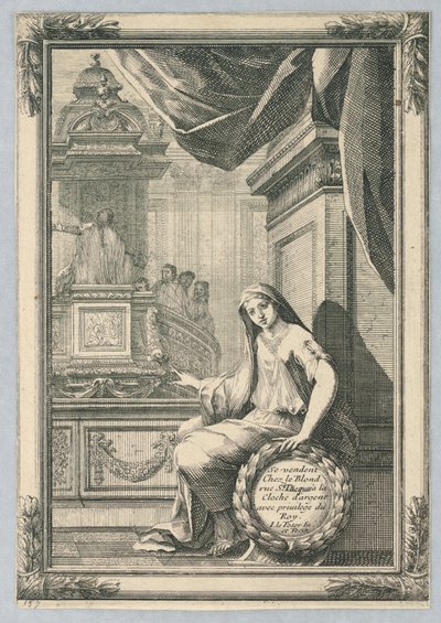 Conception pour une chaire - Jean le Pautre