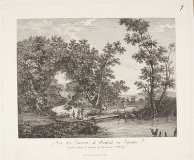 Vue des environs de Madrid (2e Vue des Environs de Madrid en Espagne) - Jeanne Deny