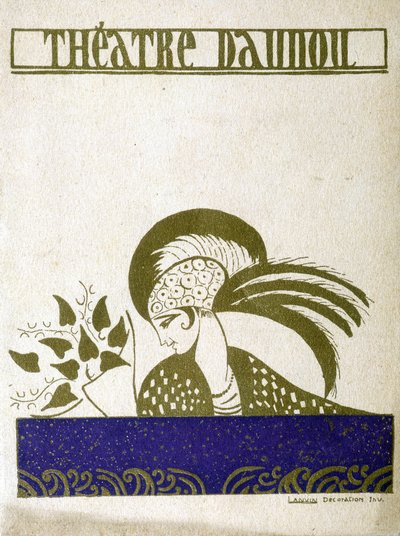 Programme du théâtre Daunou à Paris - Jeanne Lanvin