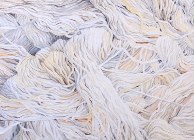 Blanc de laine, 2013 (gouache sur papier) - Jeanne Maze