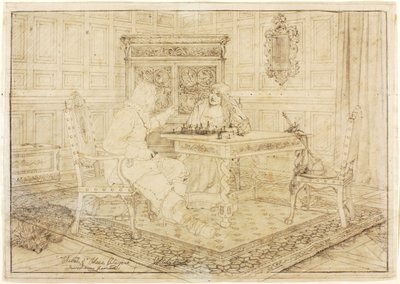 Esquisse de "Joueurs d