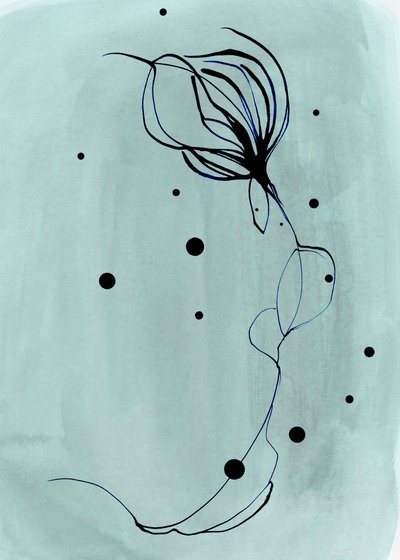 Lignes botaniques délicates - Jenja Braun