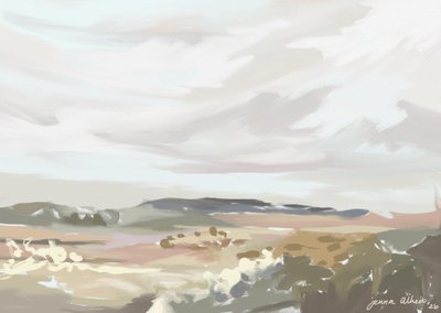Paysage désertique paisible - Jenna Alheit
