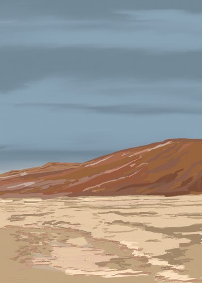 Paysage désertique serein - Jenna Alheit