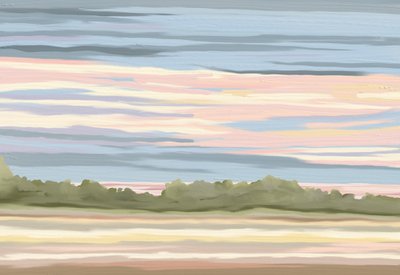 Horizon serein aux couleurs pastel - Jenna Alheit