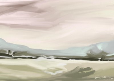 Paysage serein aux couleurs pastel - Jenna Alheit