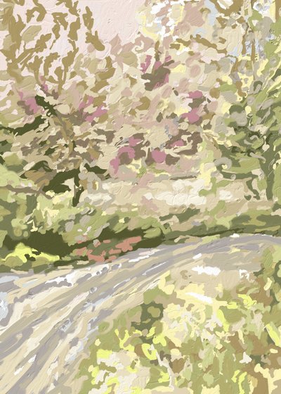 Sentier printanier serein - Jenna Alheit