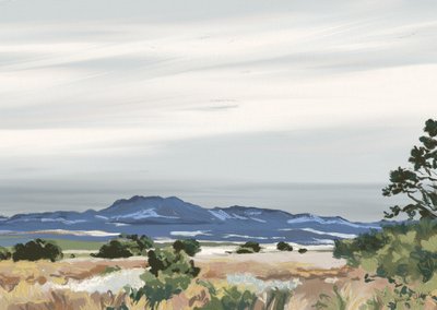 Vastes montagnes désertiques - Jenna Alheit