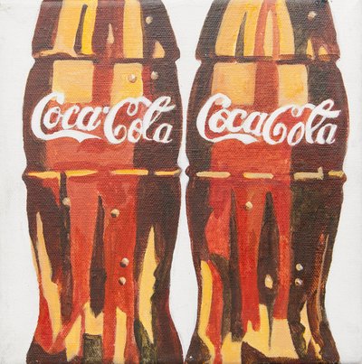 Bouteilles de Coca Cola (acrylique) - Jennifer Abbott