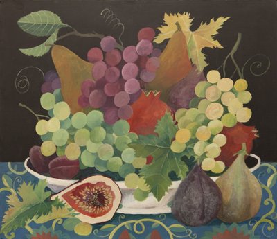 Fruits dans un bol (acrylique) - Jennifer Abbott