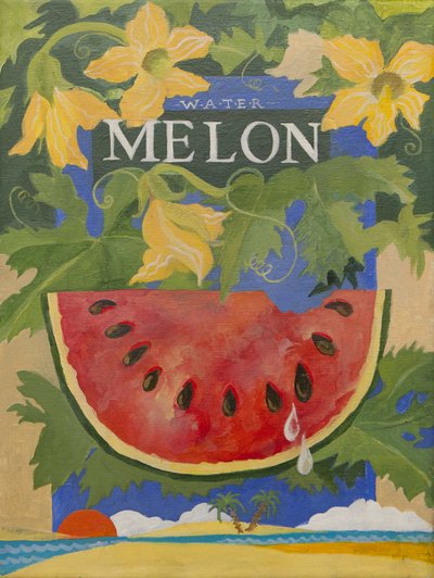 Melon (acrylique) - Jennifer Abbott