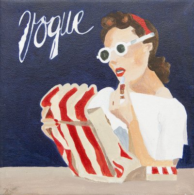 Couverture de Vogue (acrylique) - Jennifer Abbott