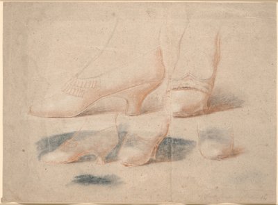 Cinq études de chaussures d